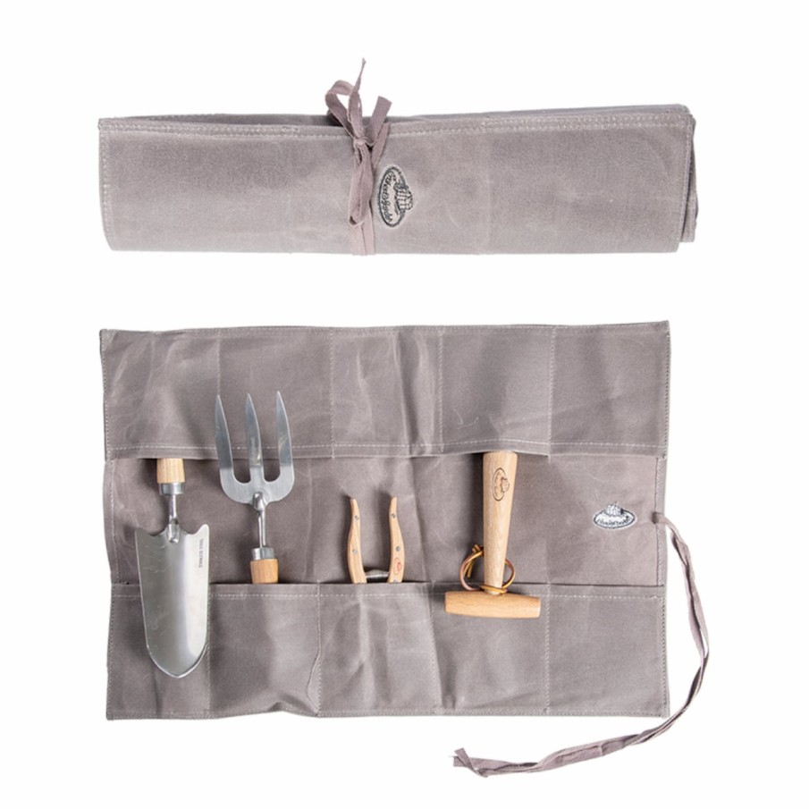 Tuin&Terras Esschert Design Multifunctioneel Textiel | Waxed Canvas Oprolbaar Etui