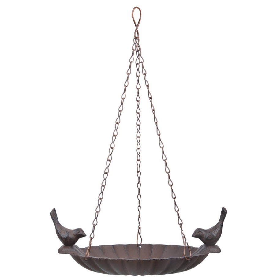 Vogels&Tuindieren Esschert Design Hangend | Hangend Vogelbad Met 2 Vogels