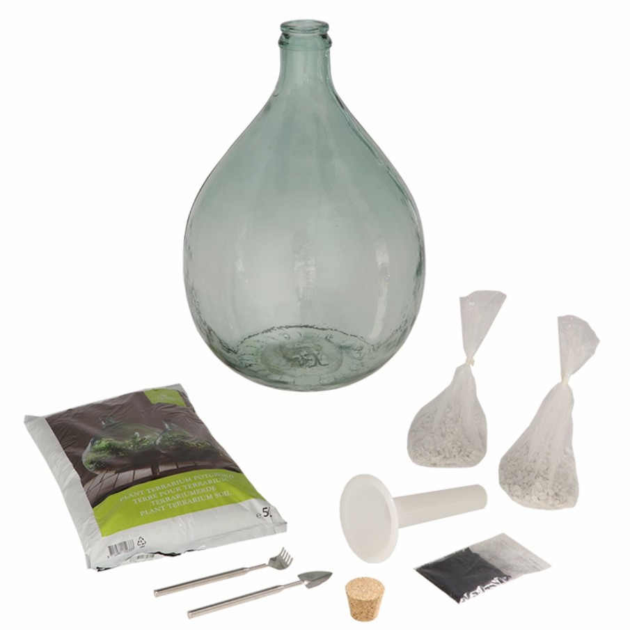 Indoor Esschert Design Gesloten | Doe-Het-Zelf Plant Terrarium Set 15L