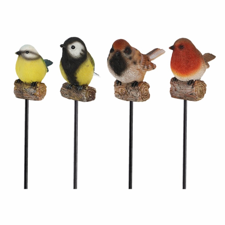 Tuin&Terras Esschert Design Polyresin - Vogels | Tuinvogels Op Steker