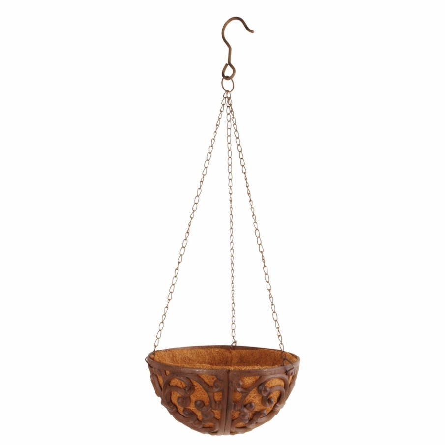 Tuin&Terras Esschert Design Hangmanden | Hanging Basket Met Kokos 25Cm S