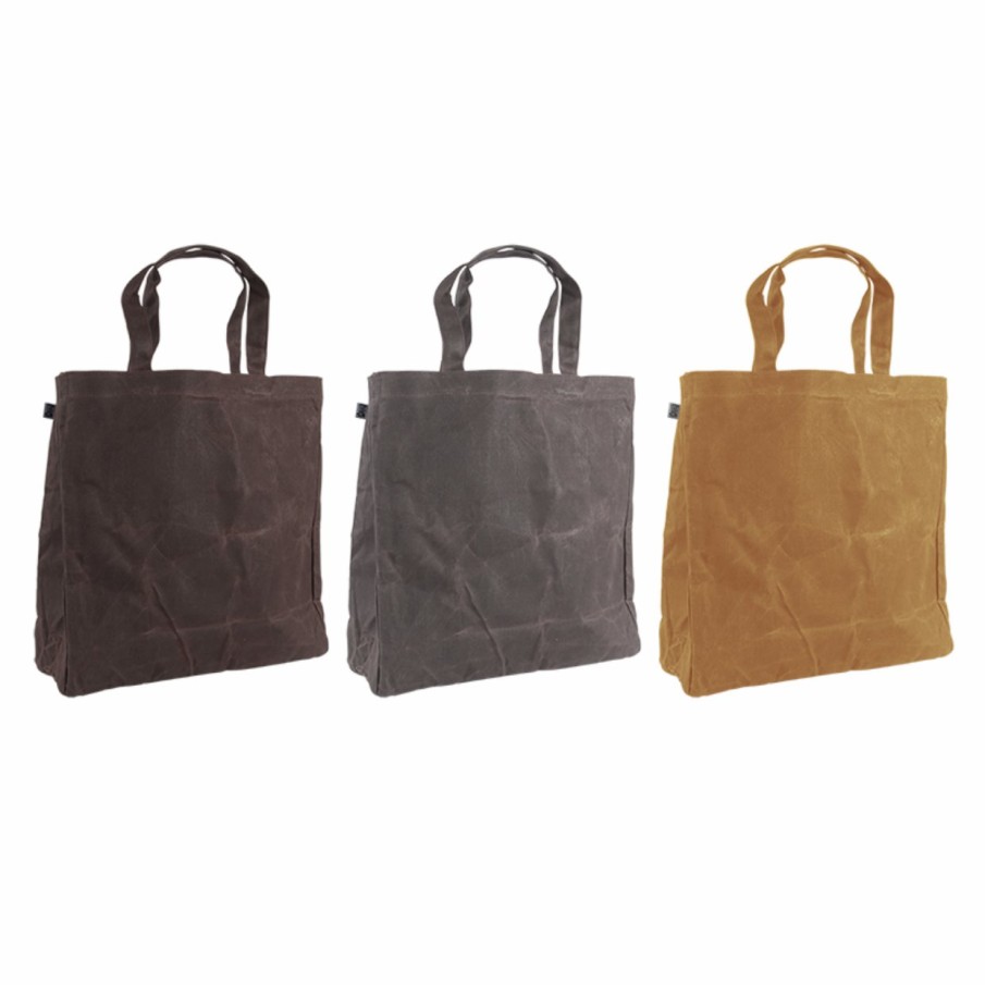 Tassen&Paraplu's Esschert Design Overig | Boodschappentas Gewaxte Canvas M