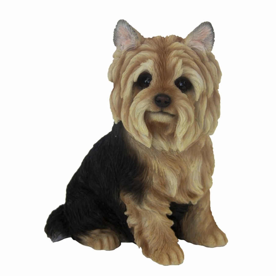 Tuin&Terras Esschert Design Polyresin - Katten & honden | Zittende Yorkshire Terrier