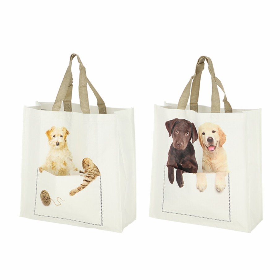 Tassen&Paraplu's Esschert Design Boodschappentassen | Kiekeboe Tas Hond/Poes