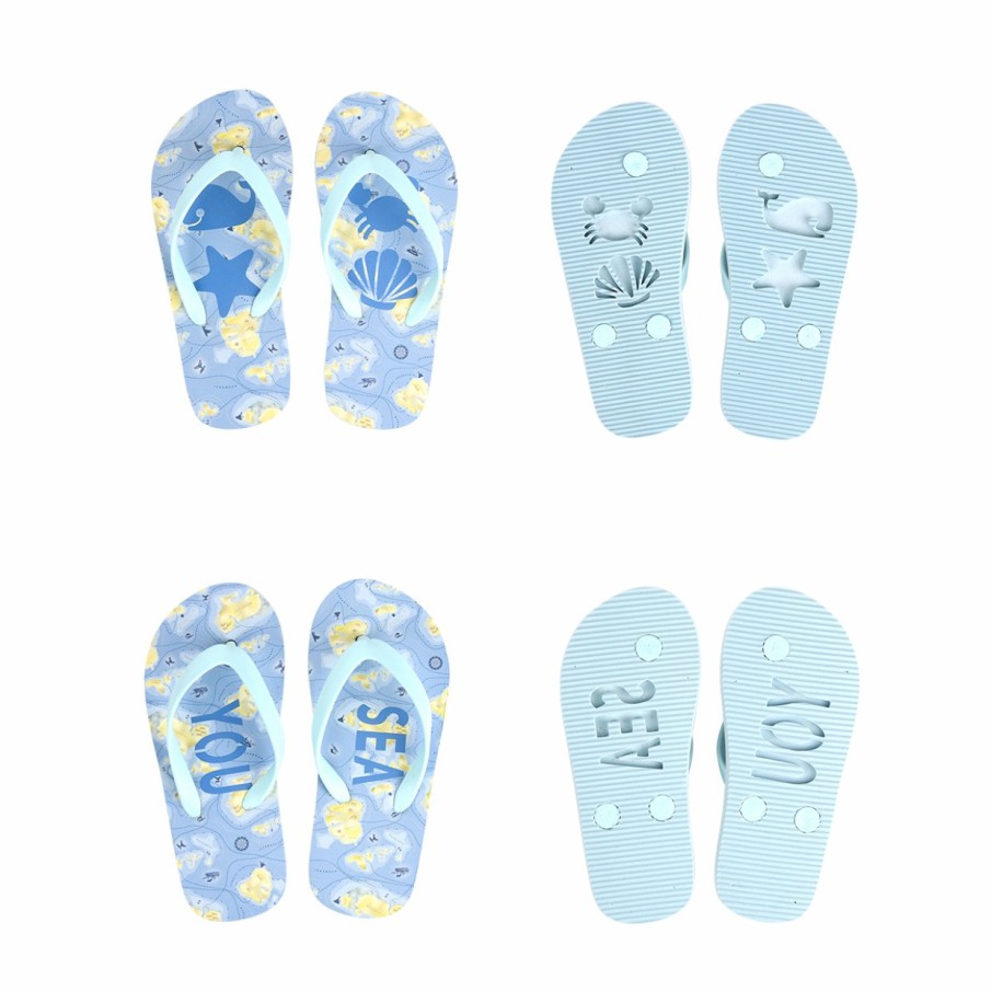 Kids Esschert Design Strandkleding | Beach Stempel Slippers Kids 29/30