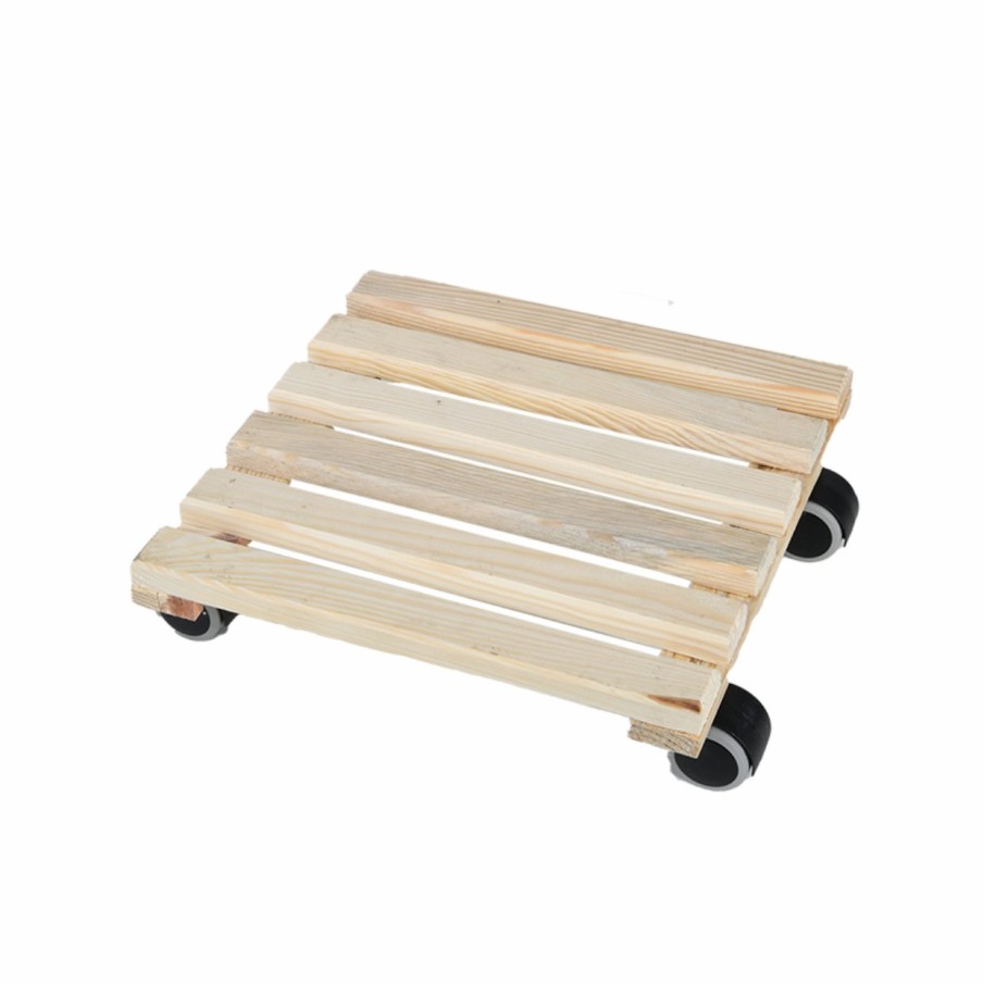 Indoor Esschert Design | Trolley Naturel Vierkant Indoor L