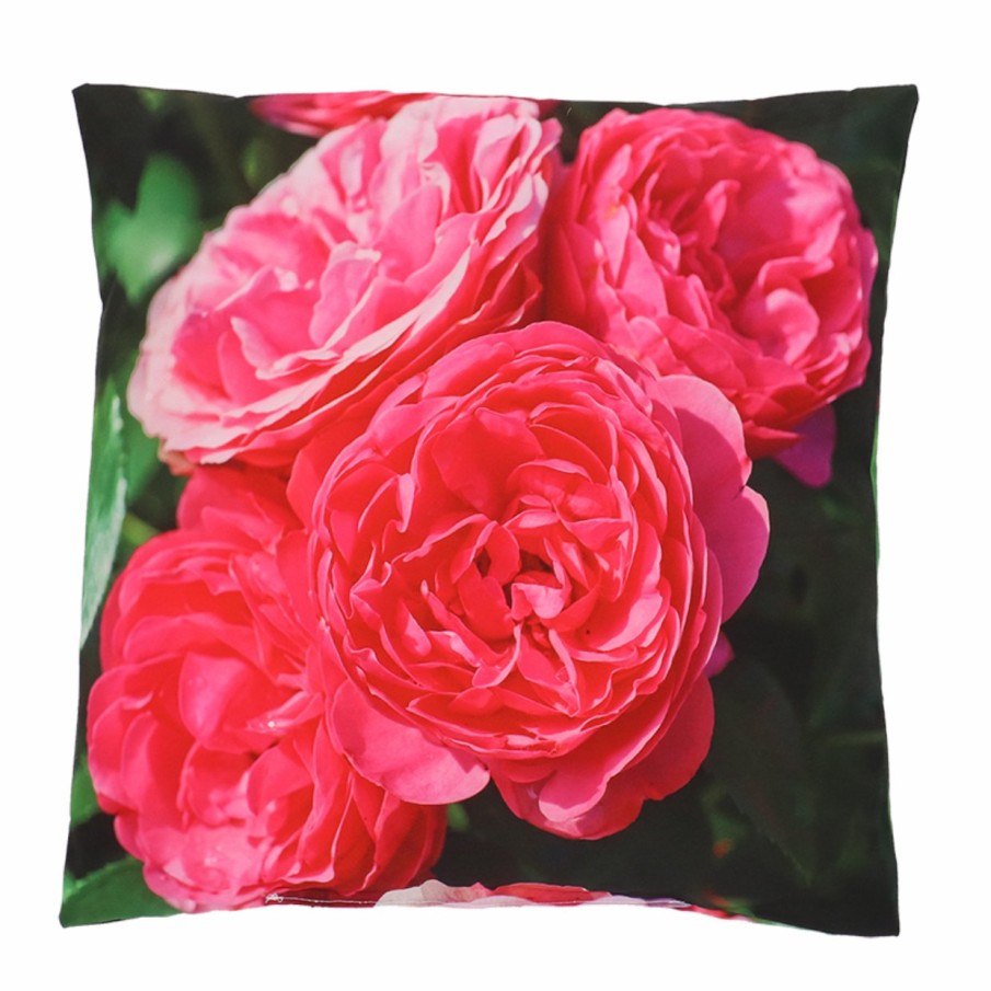 Tuinmeubels Esschert Design | Outdoor Kussen Met Roze Bloemenprint S