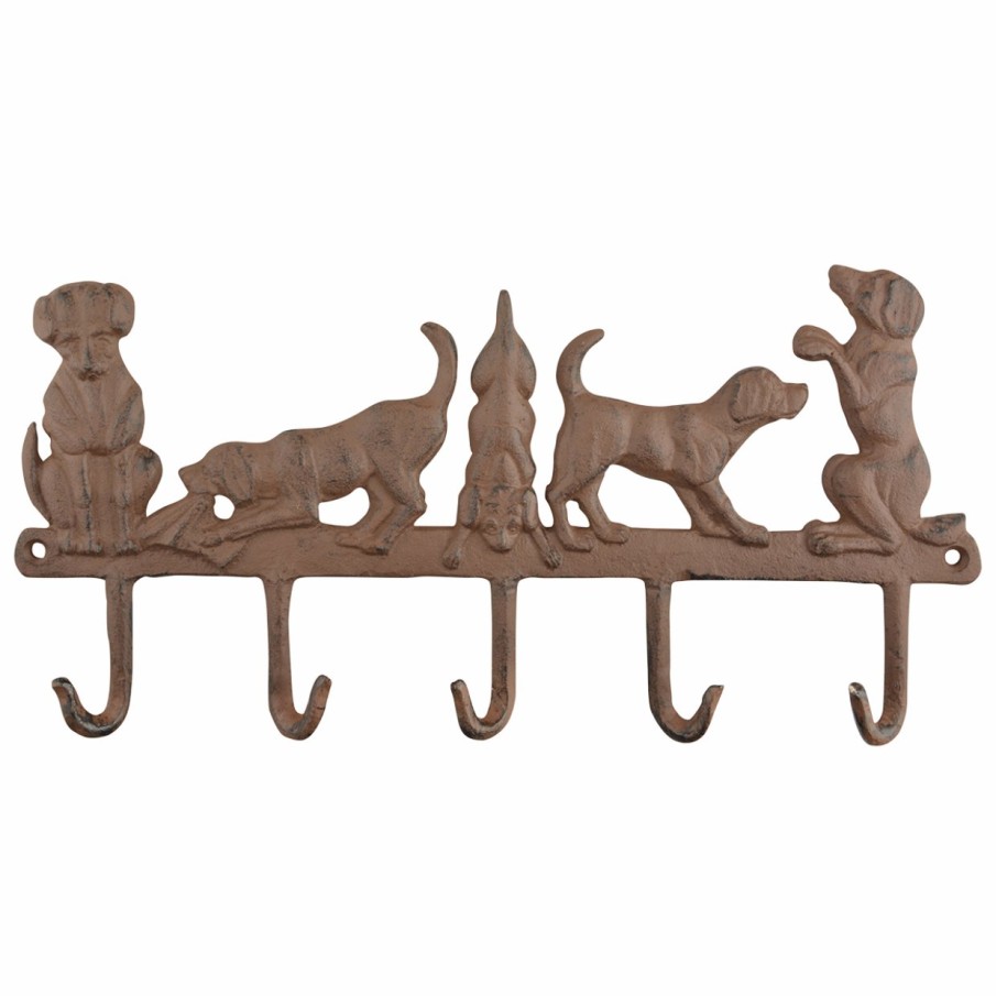 Gietijzer Esschert Design | Hanger 5 Honden