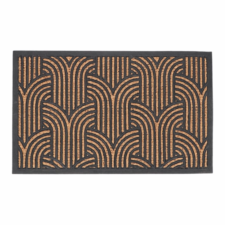 Deur&Hal Esschert Design Rubber - Effen | Deurmat Rubber/Kokos Art Deco L