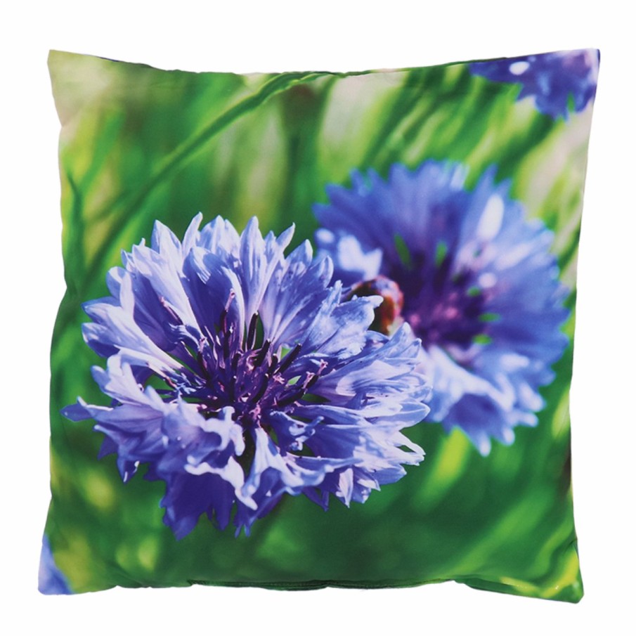 Tuinmeubels Esschert Design | Outdoor Kussen Met Paarse Bloemenprint S