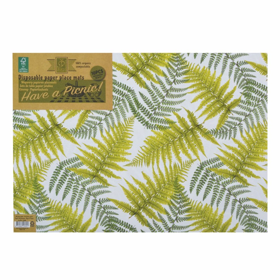 Tuin&Terras Esschert Design Overig | Wegwerp Papieren Placemats Set/10