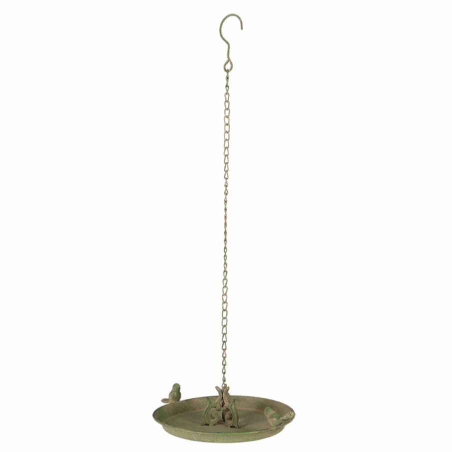 Vogels&Tuindieren Esschert Design Hangend | Am Green Hangend Vogelbad 2 Vogels