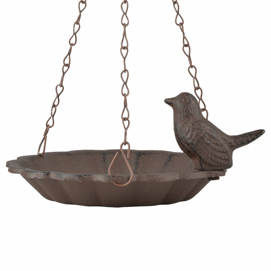 Vogels&Tuindieren Esschert Design Hangend | Hangend Vogelbad Met 1 Vogel