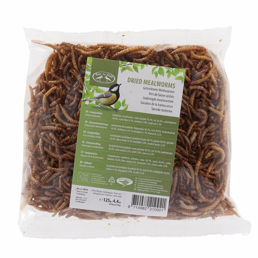 Vogels&Tuindieren Esschert Design Overig | Gedroogde Meelwormen 125G