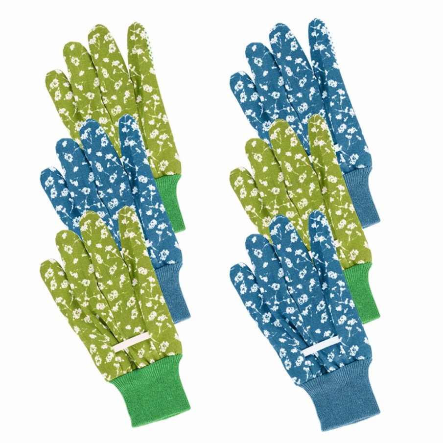 Tuin&Terras Esschert Design Tuinhandschoenen | Katoenen Tuinhandschoen 3 Pack Maat M